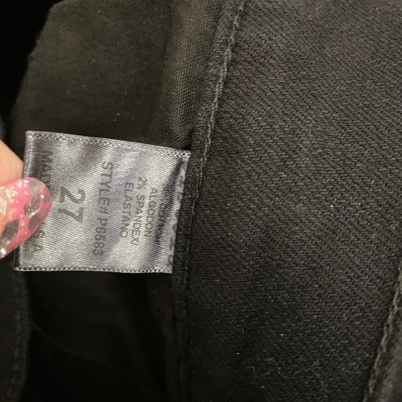 Pistola Mid-Rise Black Denim Stretch Flare Jeans - Picture 3 of 4